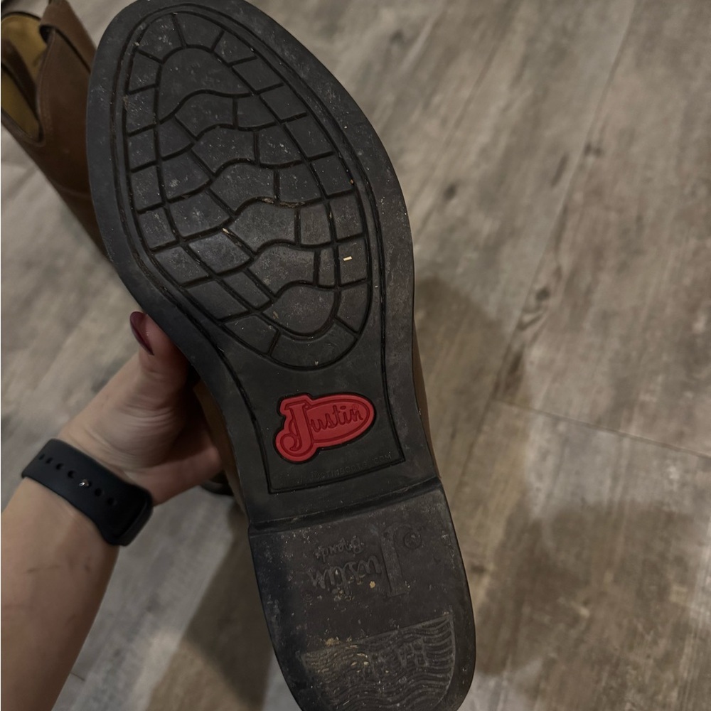 Justin Boots Brown Cowboy Western Boots